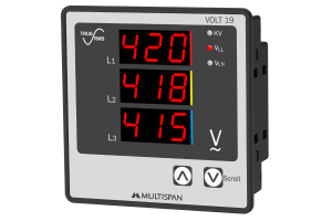 Đồng hồ đo Volt 3 pha Multispan VOLT-19