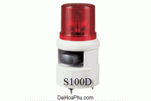 đèn báo có còi QLIGHT S100D-WS-24-R