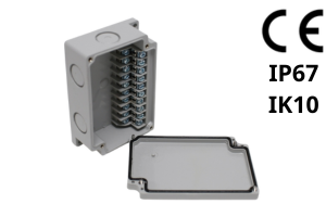 Hộp nhựa chống thấm chứa cầu đấu dây Hi Box DS-MTB-10P