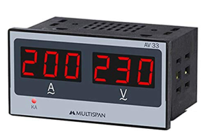 Đồng hồ đo điện 1 pha Multispan AV-33