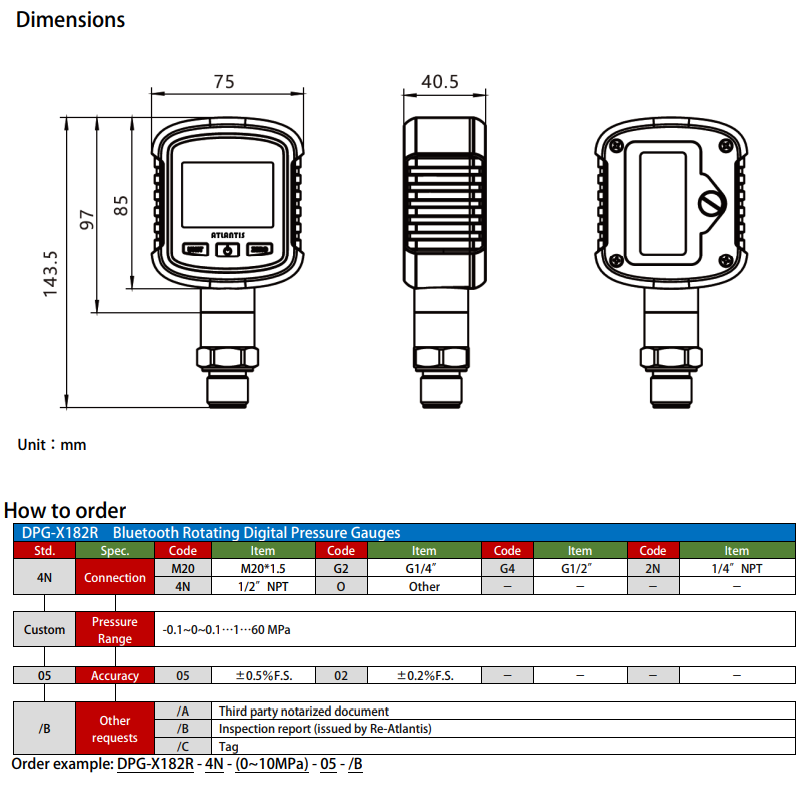 DPG-X182R CODE