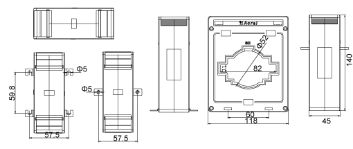 Biến dòng Acrel AKH-0.66-80I