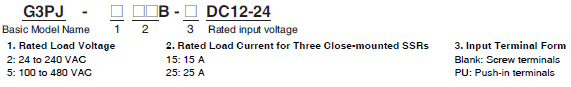 Relay Bán Dẫn 1 Pha Omron G3PJ