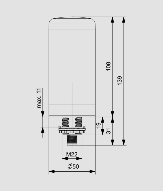 SI5B3 – Đèn Cảnh Báo Ba Màu Auer Signal SI50