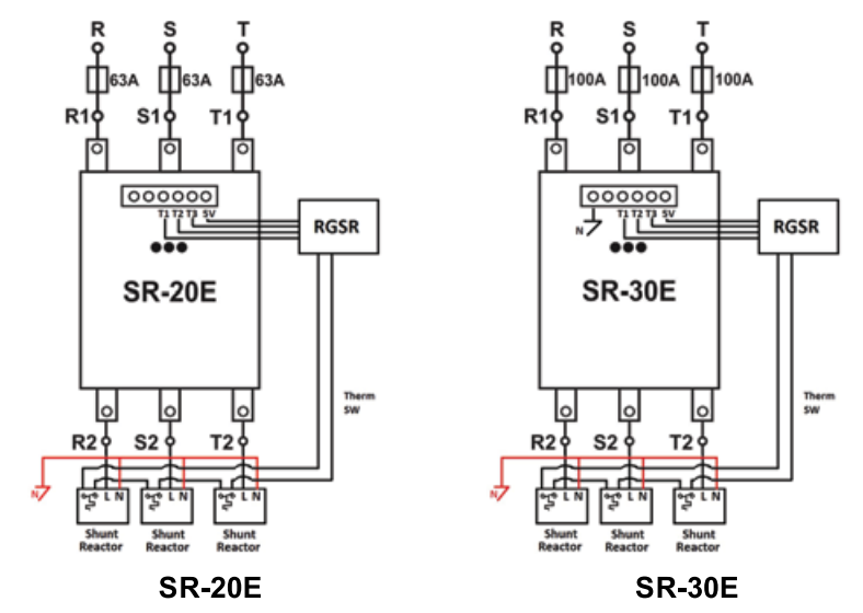 Sơ đồ Driver tải cảm ứng Entes SR series