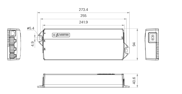 kích thước Bộ điều khiển bàn nâng hạ Timotion TC15F Series